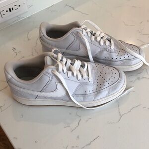 Womens Grey and White Nikes